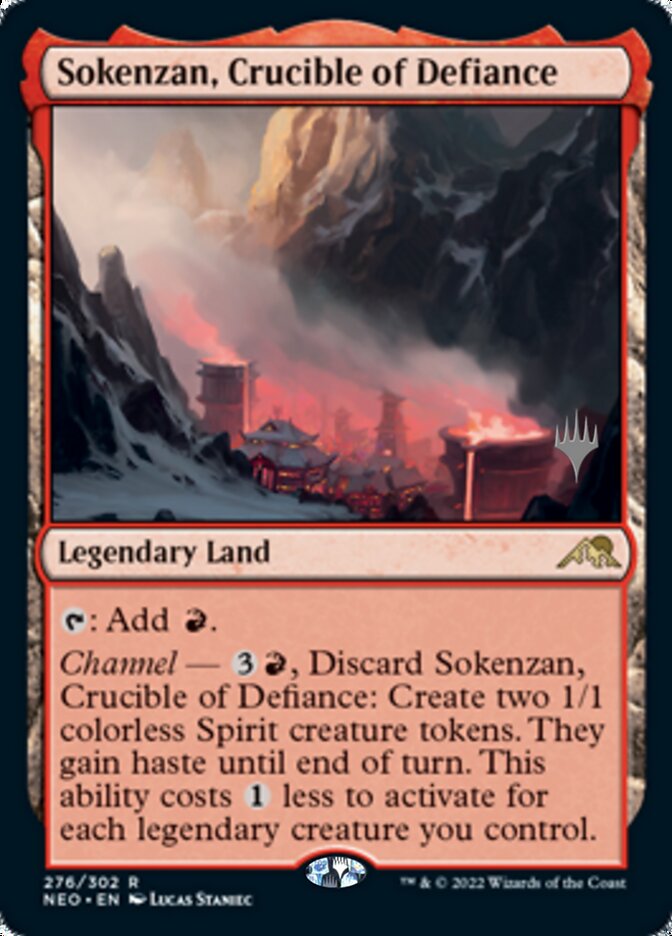 Sokenzan, Crucible of Defiance (Promo Pack) [Kamigawa: Neon Dynasty Promos] | Exor Games Summserside