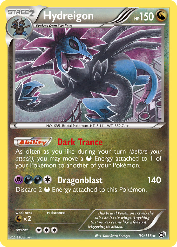 Hydreigon (99/113) [Black & White: Legendary Treasures] | Exor Games Summserside