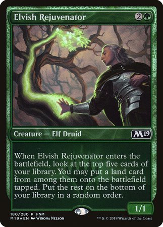 Elvish Rejuvenator [Core Set 2019 Promos] | Exor Games Summserside