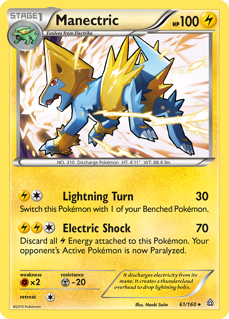 Manectric (61/160) [XY: Primal Clash] | Exor Games Summserside