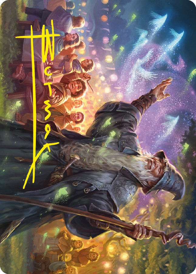 Gandalf, Friend of the Shire Art Card (Gold-Stamped Signature) [The Lord of the Rings: Tales of Middle-earth Art Series] | Exor Games Summserside
