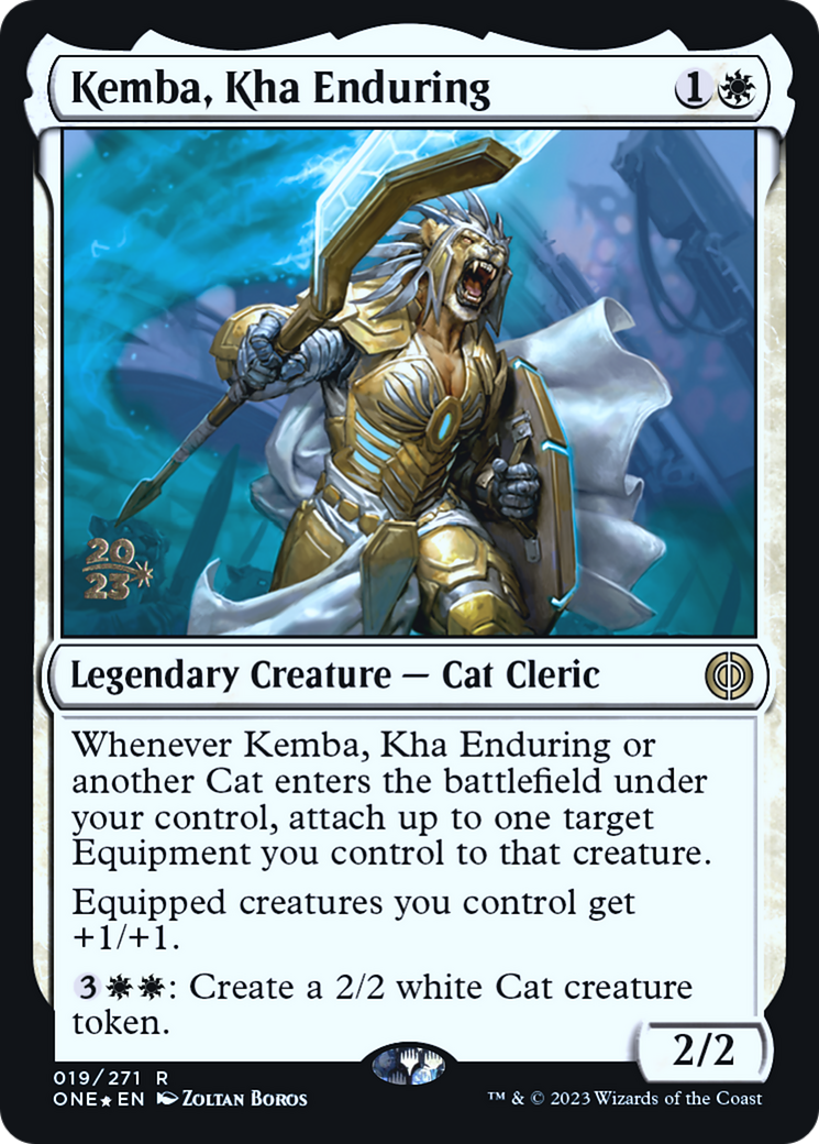 Kemba, Kha Enduring [Phyrexia: All Will Be One Prerelease Promos] | Exor Games Summserside