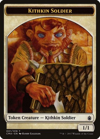 Kithkin Soldier Token (001) [Commander Anthology Tokens] | Exor Games Summserside