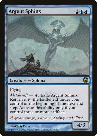 Argent Sphinx [Scars of Mirrodin] | Exor Games Summserside