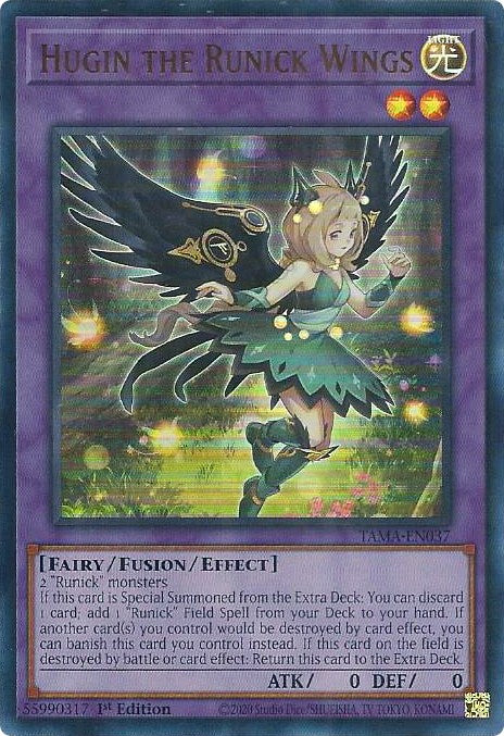 Hugin the Runick Wings [TAMA-EN037] Ultra Rare | Exor Games Summserside