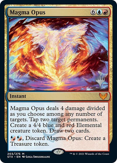 Magma Opus (Promo Pack) [Strixhaven: School of Mages Promos] | Exor Games Summserside