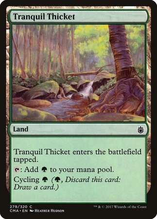 Tranquil Thicket [Commander Anthology] | Exor Games Summserside