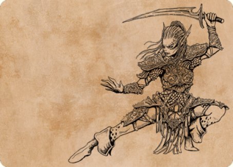 Lae'zel, Vlaakith's Champion Art Card [Commander Legends: Battle for Baldur's Gate Art Series] | Exor Games Summserside