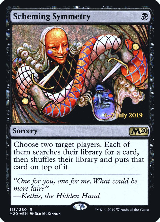 Scheming Symmetry  [Core Set 2020 Prerelease Promos] | Exor Games Summserside