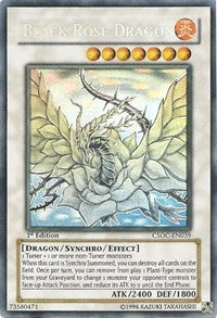 Black Rose Dragon [CSOC-EN039] Ghost Rare | Exor Games Summserside