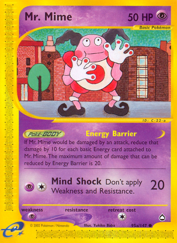 Mr. Mime (95a/147) [Aquapolis] | Exor Games Summserside