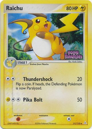 Raichu (51/110) (Stamped) [EX: Holon Phantoms] | Exor Games Summserside