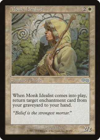 Monk Idealist [Urza's Saga] | Exor Games Summserside