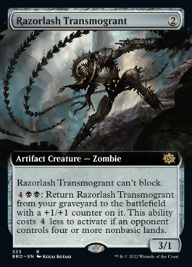 Razorlash Transmogrant (Extended Art) [The Brothers' War] | Exor Games Summserside