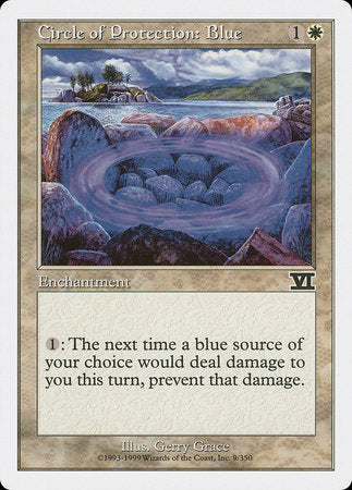 Circle of Protection: Blue [Classic Sixth Edition] | Exor Games Summserside