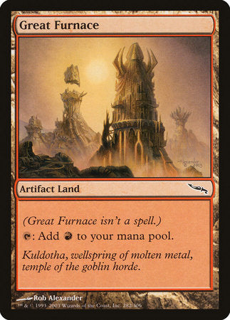 Great Furnace [Mirrodin] | Exor Games Summserside