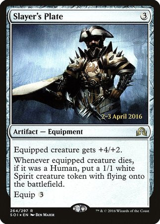 Slayer's Plate [Shadows over Innistrad Promos] | Exor Games Summserside