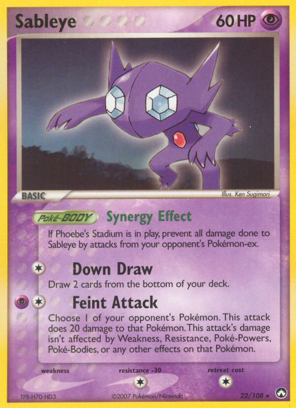 Sableye (22/108) [EX: Power Keepers] | Exor Games Summserside