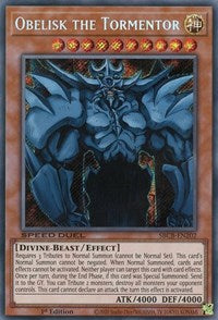 Obelisk the Tormentor [SBCB-EN202] Secret Rare | Exor Games Summserside