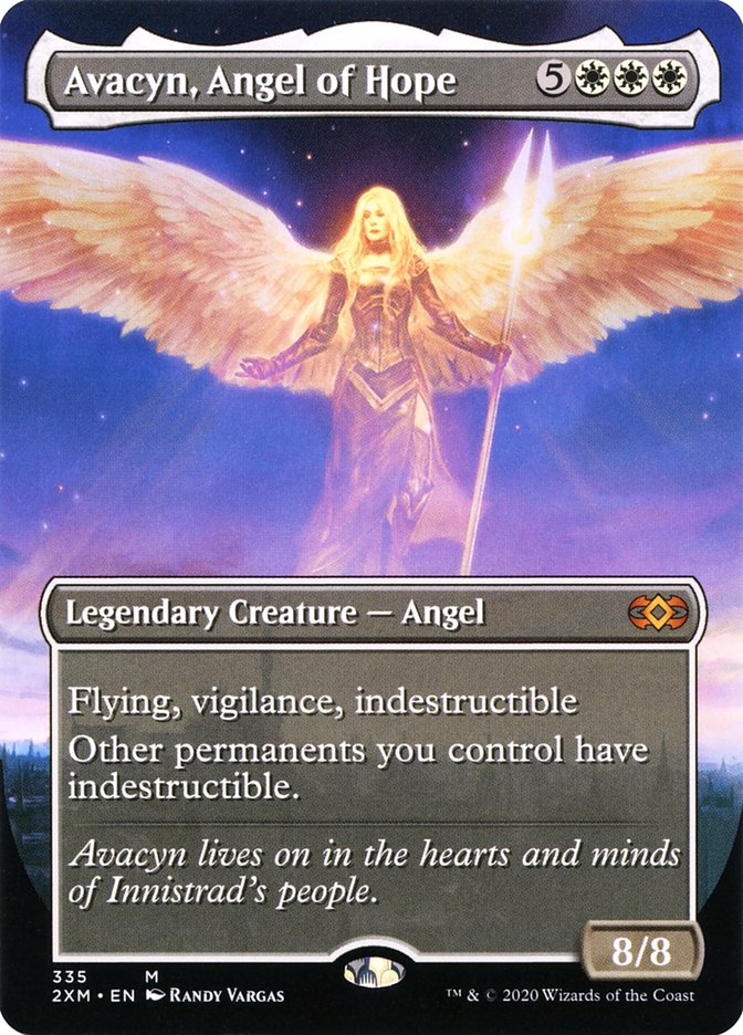 Avacyn, Angel of Hope (Borderless) [Double Masters] | Exor Games Summserside