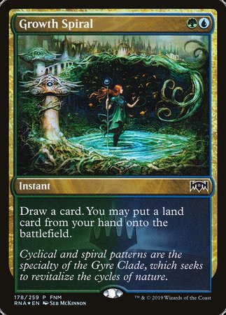 Growth Spiral [Ravnica Allegiance Promos] | Exor Games Summserside