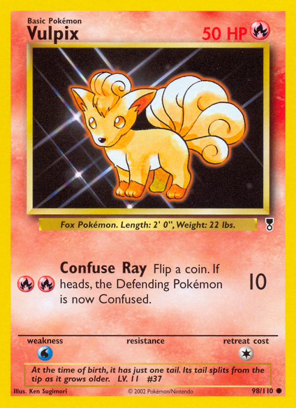 Vulpix (98/110) [Legendary Collection] | Exor Games Summserside