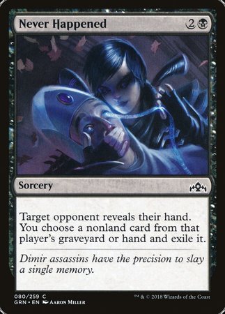 Never Happened [Guilds of Ravnica] | Exor Games Summserside