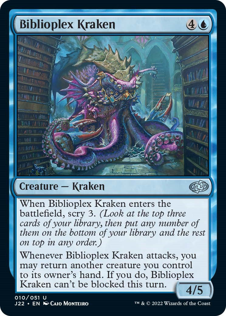 Biblioplex Kraken [Jumpstart 2022] | Exor Games Summserside