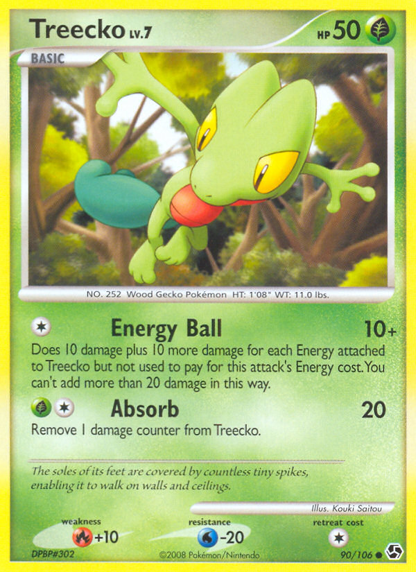 Treecko (90/106) [Diamond & Pearl: Great Encounters] | Exor Games Summserside