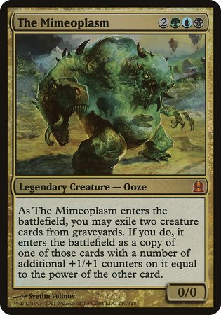 The Mimeoplasm (Oversized) [Commander 2011 Oversized] | Exor Games Summserside