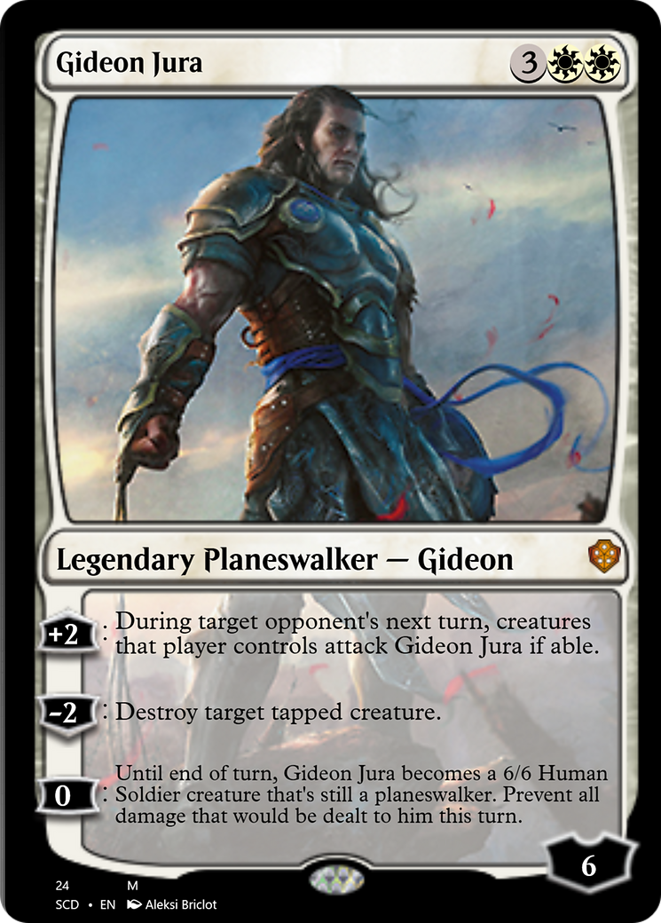 Gideon Jura [Starter Commander Decks] | Exor Games Summserside