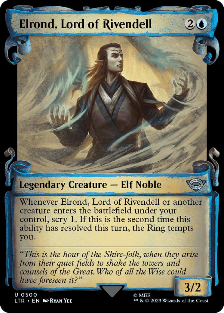 Elrond, Lord of Rivendell [The Lord of the Rings: Tales of Middle-Earth Showcase Scrolls] | Exor Games Summserside