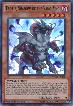 Taotie, Shadow of the Yang Zing [NECH-EN031] Super Rare | Exor Games Summserside