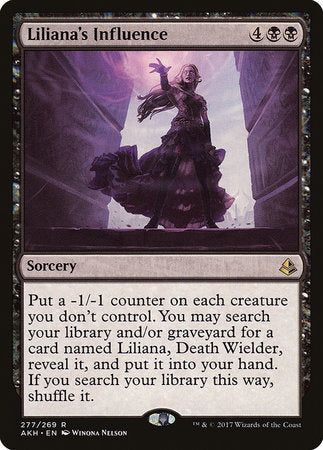 Liliana's Influence [Amonkhet] | Exor Games Summserside