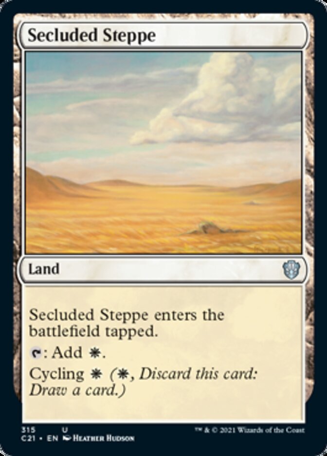 Secluded Steppe [Commander 2021] | Exor Games Summserside