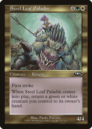 Steel Leaf Paladin [Planeshift] | Exor Games Summserside