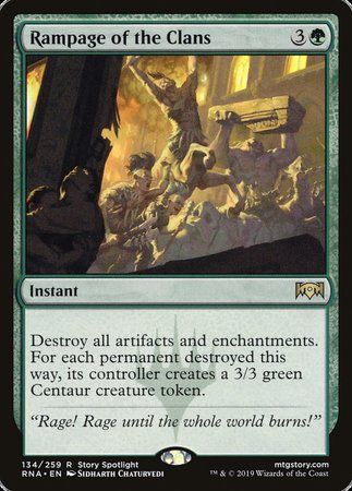 Rampage of the Clans [Ravnica Allegiance] | Exor Games Summserside