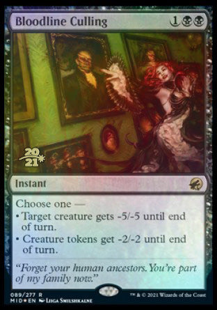 Bloodline Culling [Innistrad: Midnight Hunt Prerelease Promos] | Exor Games Summserside