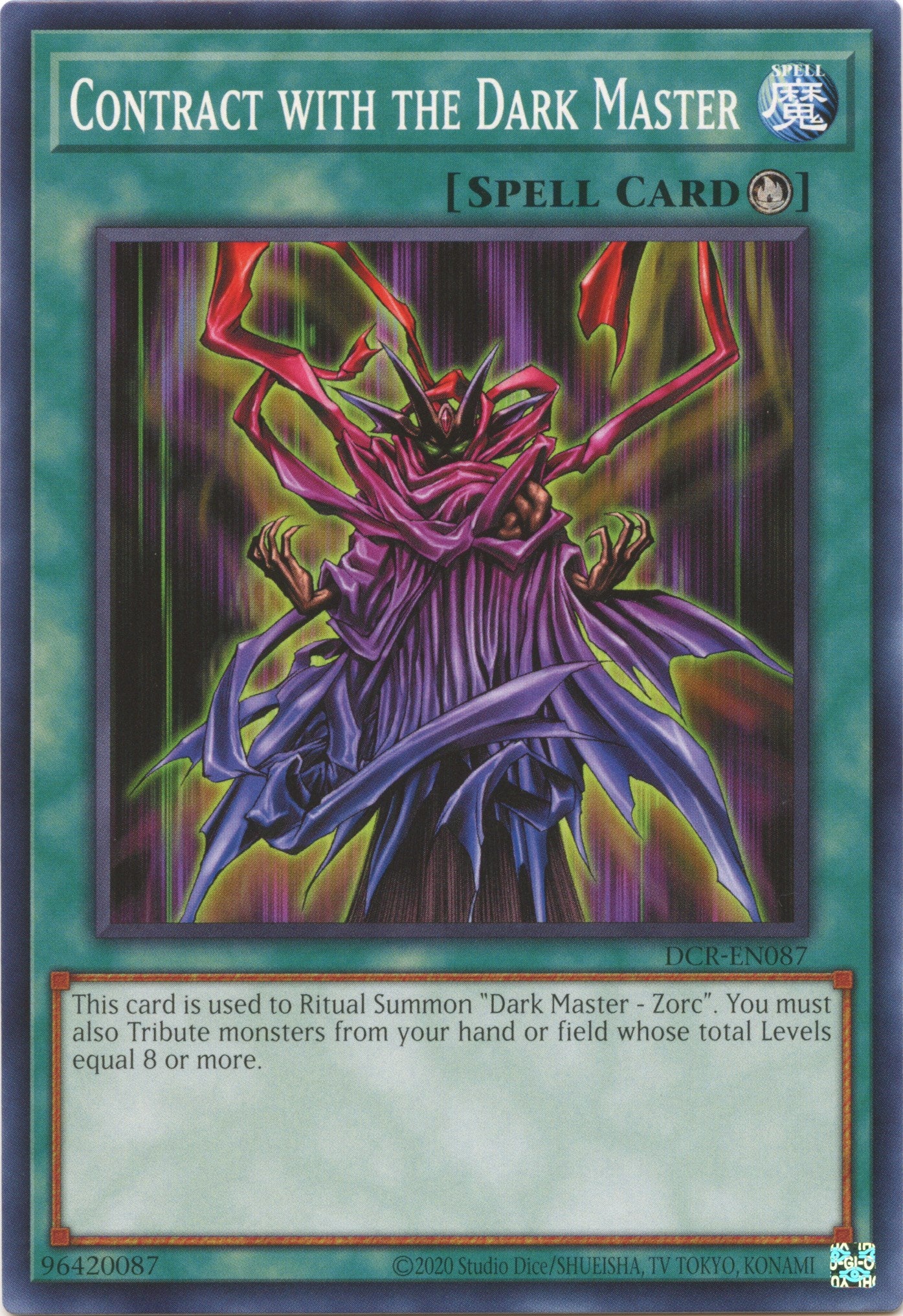 Contract with the Dark Master (25th Anniversary) [DCR-EN087] Common | Exor Games Summserside
