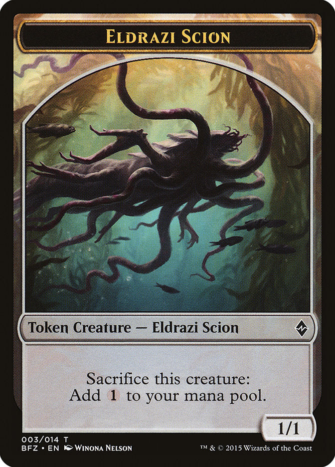 Eldrazi Scion (003/014) [Battle for Zendikar Tokens] | Exor Games Summserside