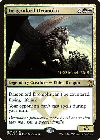 Dragonlord Dromoka [Dragons of Tarkir Promos] | Exor Games Summserside