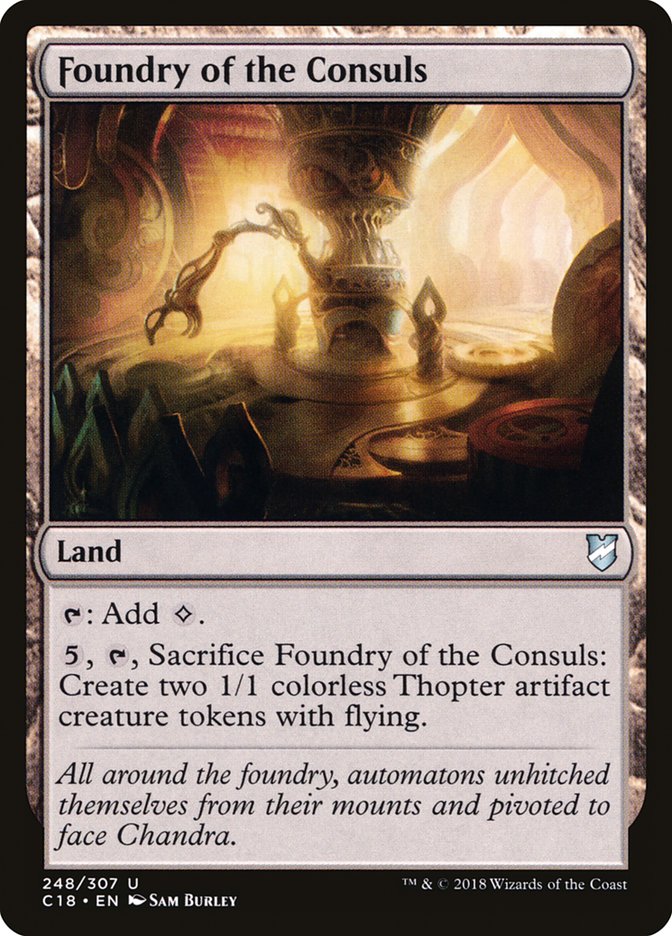 Foundry of the Consuls [Commander 2018] | Exor Games Summserside