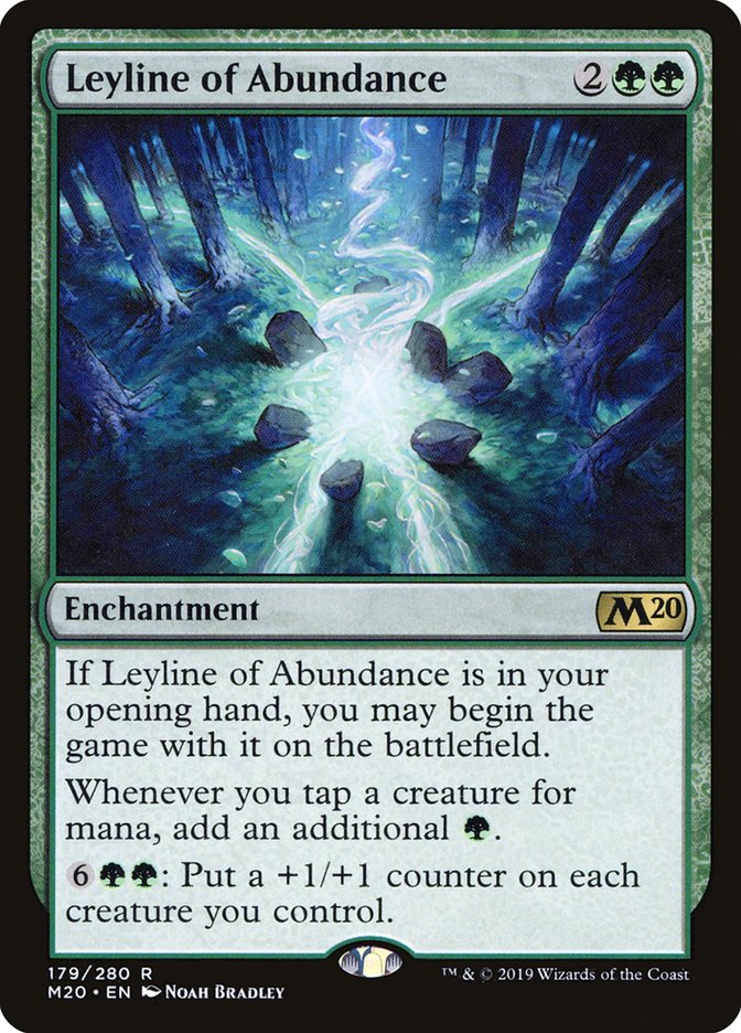 Leyline of Abundance [Core Set 2020] | Exor Games Summserside