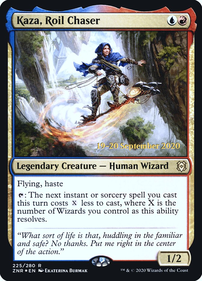 Kaza, Roil Chaser  [Zendikar Rising Prerelease Promos] | Exor Games Summserside