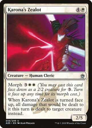 Karona's Zealot [Masters 25] | Exor Games Summserside