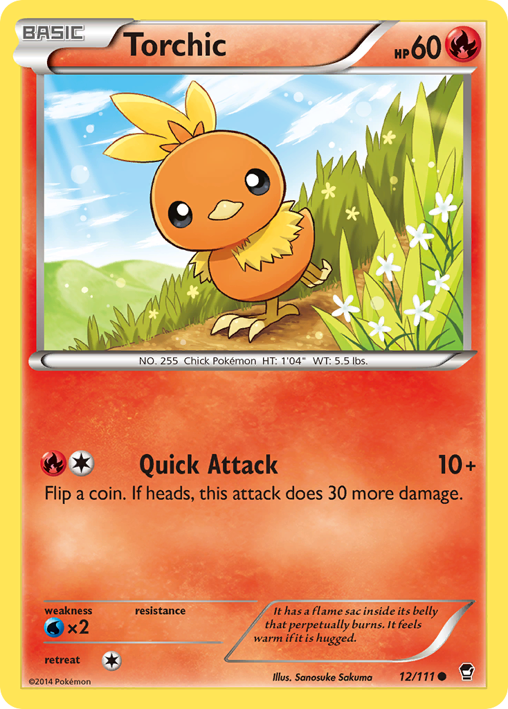 Torchic (12/111) [XY: Furious Fists] | Exor Games Summserside