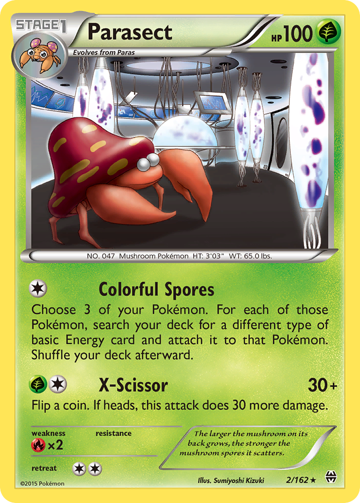 Parasect (2/162) [XY: BREAKthrough] | Exor Games Summserside