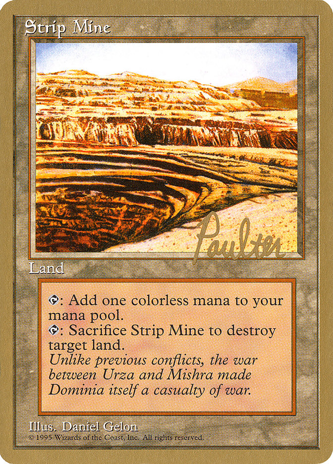 Strip Mine (Preston Poulter) [Pro Tour Collector Set] | Exor Games Summserside