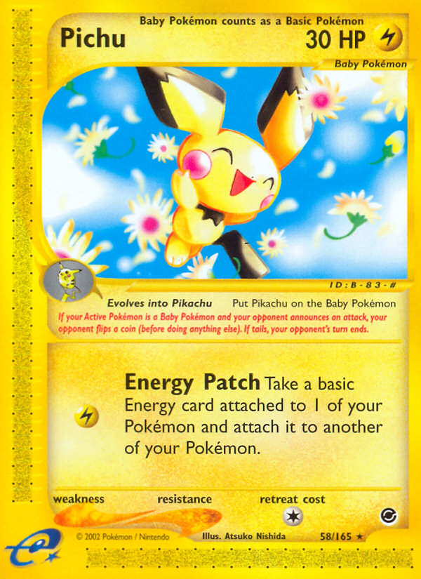 Pichu (58/165) [Expedition: Base Set] | Exor Games Summserside