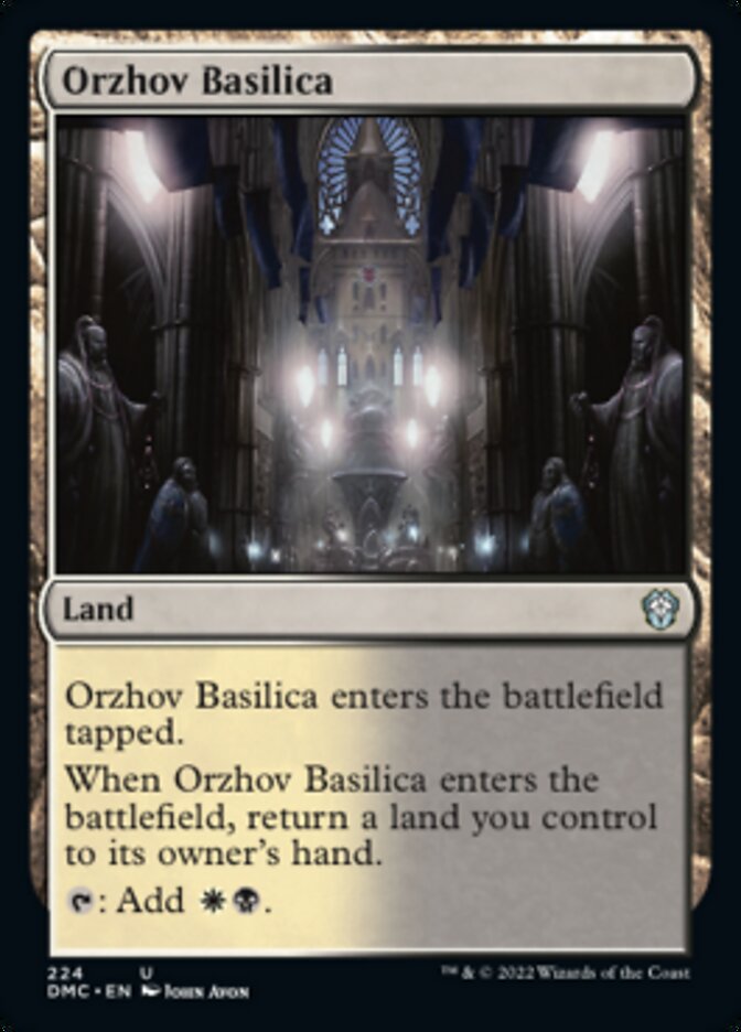 Orzhov Basilica [Dominaria United Commander] | Exor Games Summserside